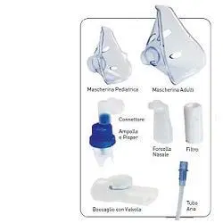 KIT RICAMBI OMRON COMP AIR BASIC COMPRENDE AMPOLLA BOCCAGLIO MASCHERINA ADULTI MASCHERINA PEDIATRICA TUBO 5 FILTRI KIT RICAMBI OMRON COMP AIR BASIC COMPRENDE AMPOLLA BOCCAGLIO MASCHERINA ADULTI MASCHERINA PEDIATRICA TUBO 5 FILTRI