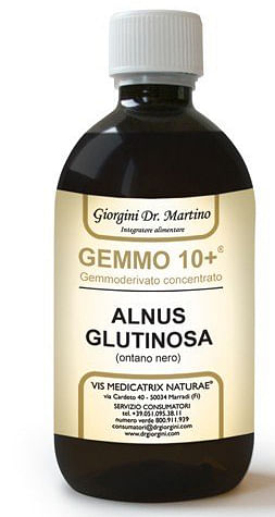 Gemmo 10+ Ontano Nero 500 Ml Liquido Analcolico