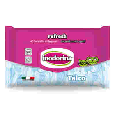 SALVIETTE TALCO INODORINA 40 PEZZI