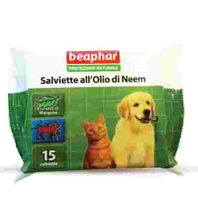 PROTEZIONE NATURALE SALVIETTE AL NEEM 15 PEZZI