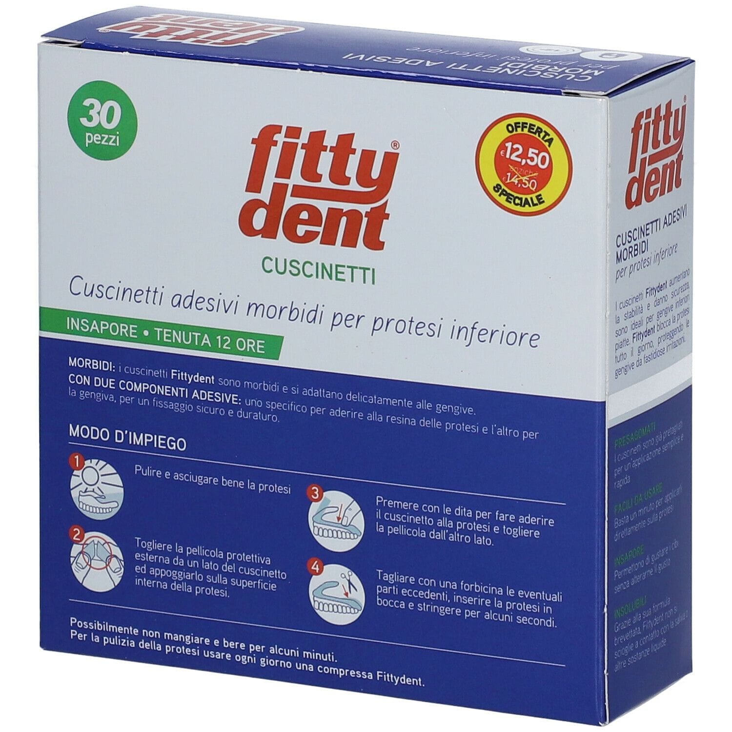 FITTYDENT CUSCINETTI MORBIDI 30 PEZZI OFFERTA SPECIALE