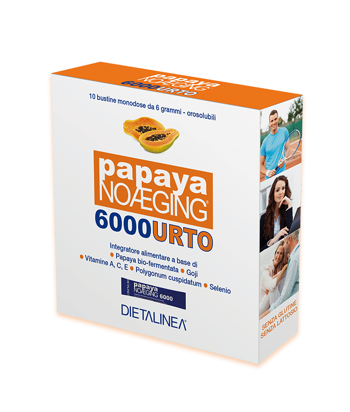 DIETALINEA PAPAYA NOAGING 6000 10 BUSTINE MONODOSE 6 G ASTUCCIO 60 G