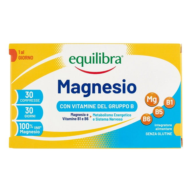 Magnesio Con Vitamine Gruppo B 30 Compresse