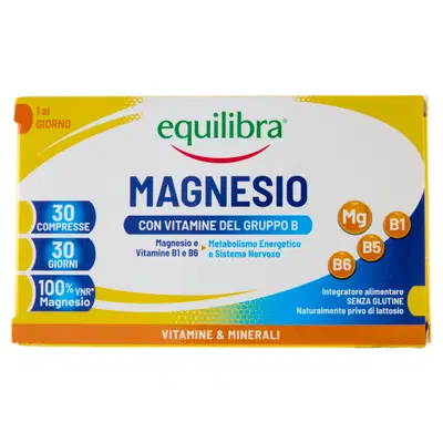 MAGNESIO CON VITAMINE GRUPPO B 30 COMPRESSE MAGNESIO CON VITAMINE GRUPPO B 30 COMPRESSE