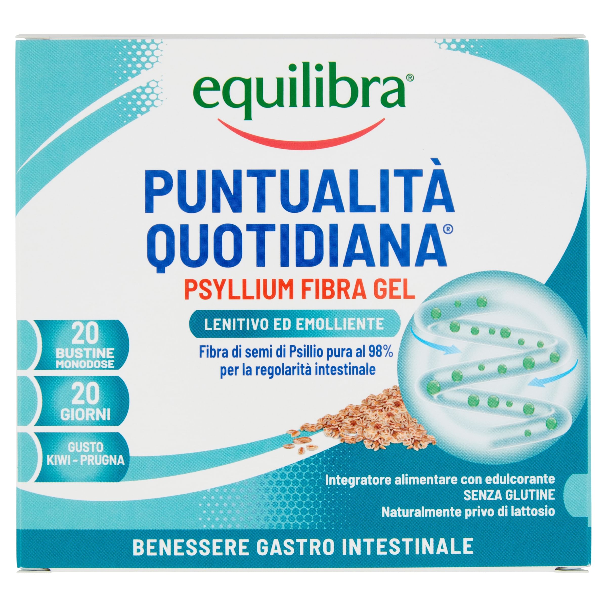 PSYLLIUM FIBRA GEL GUSTO KIWI PRUGNA 20 BUSTINE MONODOSE