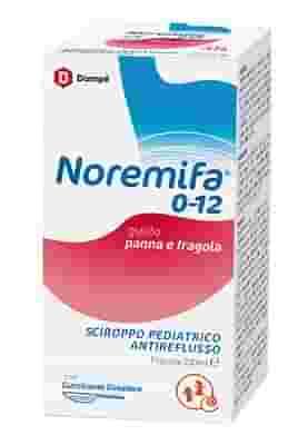 SCIROPPO PEDIATRICO ANTIREFLUSSO NOREMIFA 0-12 FLACONE 200 ML GUSTO PANNA E FRAGOLA
