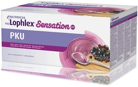 PKU LOPHLEX SENSATION FRUTTI ROSSI 36 PEZZI 109 G