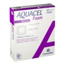 MEDICAZIONE STERILE IN SCHIUMA DI POLIURETANO IDROCELLULARE AQUACEL AG FOAM ADESIVA 12,5X12,5 CM 10 PEZZI