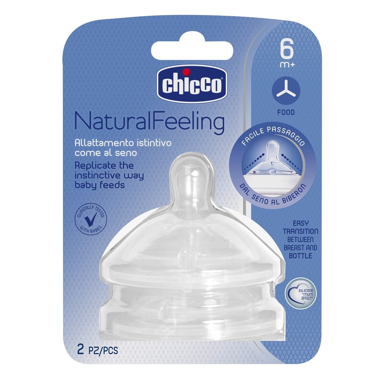 Chicco Tettarella Stepup New 6 M+ Flusso Pappa