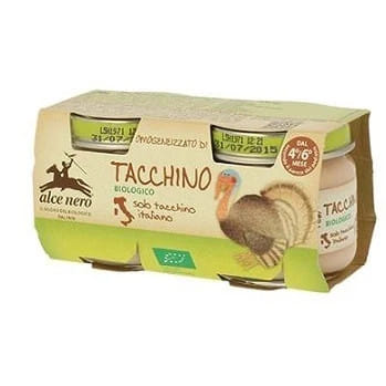 OMOGENEIZZATO DI TACCHINO BABY FOOD BIO 2 X 80 G