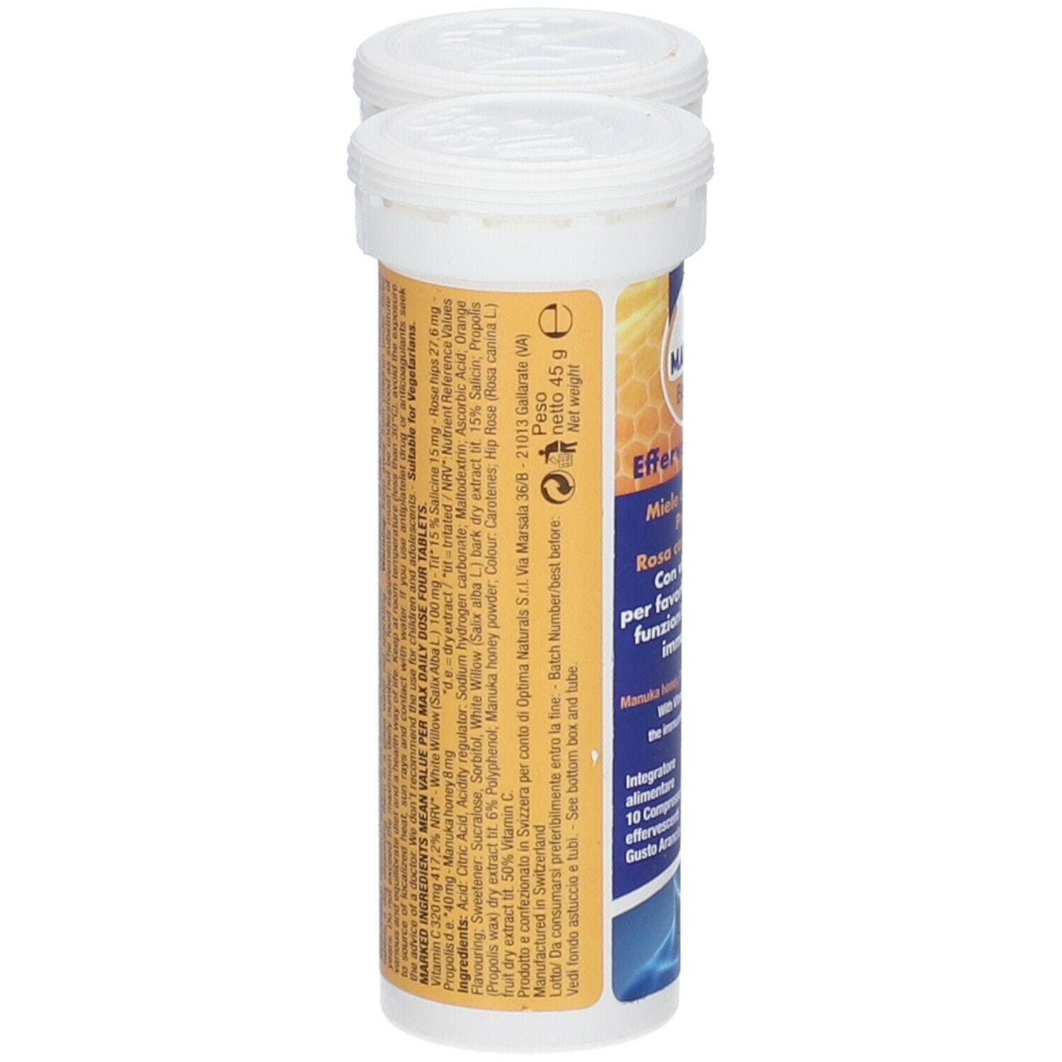 MANUKA BENEFIT EFFERVESCENTE C 20 COMPRESSE