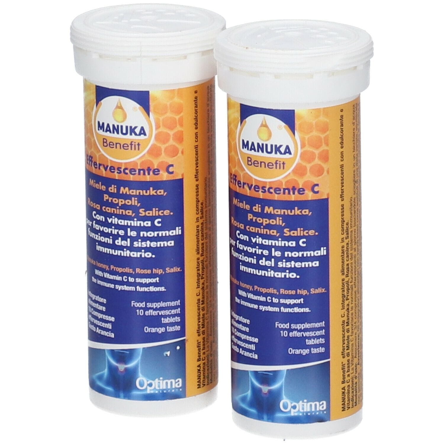 MANUKA BENEFIT EFFERVESCENTE C 20 COMPRESSE