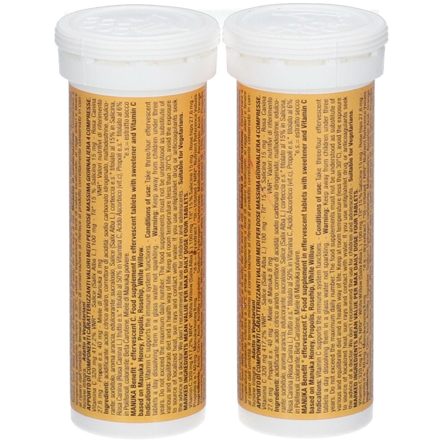 MANUKA BENEFIT EFFERVESCENTE C 20 COMPRESSE