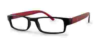 TWINS GOLD BOSTON OCCHIALE PREMONTATO NERO/ROSSO +3,50