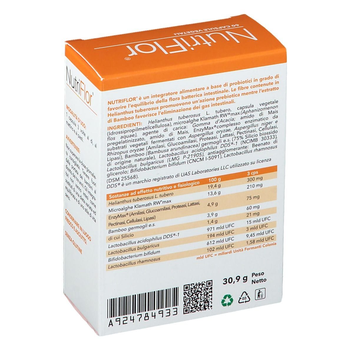 NUTRIFLOR 60 CAPSULE
