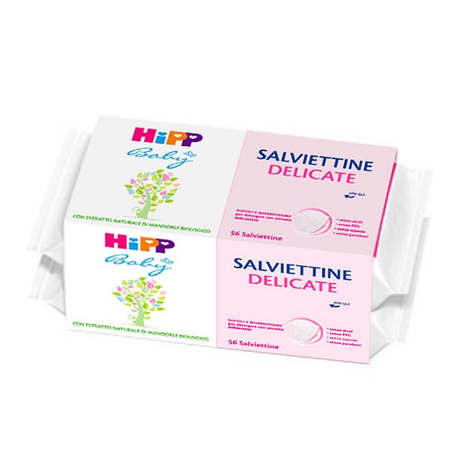 Hipp Salviettine Delicate Bipack 2 X56 Pezzi