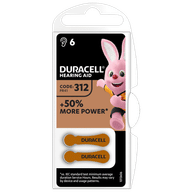 DURACELL EASY TAB 312 MARRONE BATTERIA PER APPARECCHIO ACUSTICO