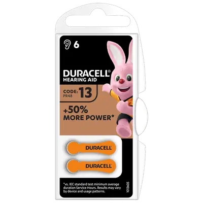 DURACELL EASY TAB 13 ARANCIO BATTERIA PER APPARECCHIO ACUSTICO DURACELL EASY TAB 13 ARANCIO BATTERIA PER APPARECCHIO ACUSTICO