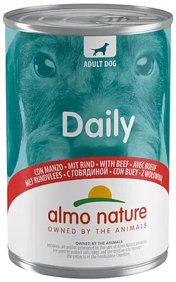 ALMO NATURE DOGS DAILY MENU CON MANZO 400G ALMO NATURE DOGS DAILY MENU CON MANZO 400G