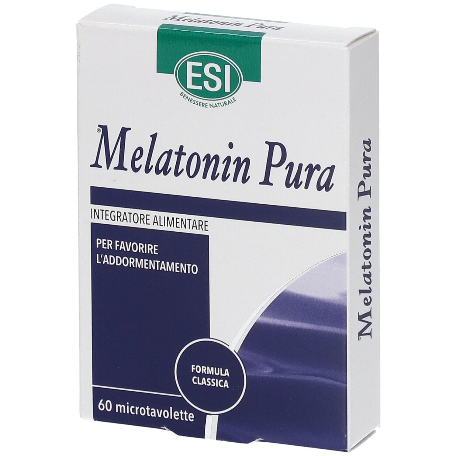 ESI MELATONIN PURA 60 MICROTAVOLETTE SENZA GLUTINE