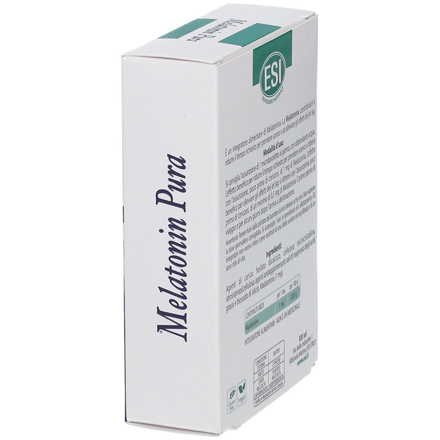 ESI MELATONIN PURA 120 MICROTAVOLETTE