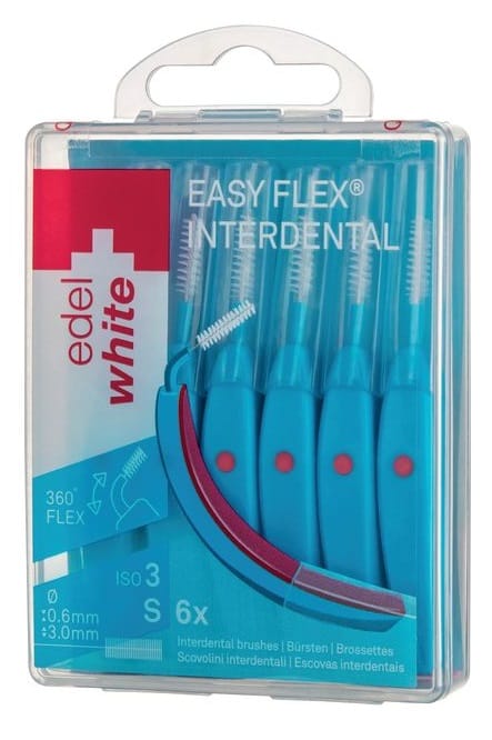 EDEL WHITE SCOVOLINO INTERDENTALE S 0,6MM 6 PEZZI