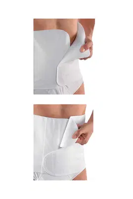 KAMILA ORTHO SOFT CINTURA POST OPERATORIA VELCRO SINGOLO H 27 CM L BIANCO KAMILA ORTHO SOFT CINTURA POST OPERATORIA VELCRO SINGOLO H 27 CM L BIANCO