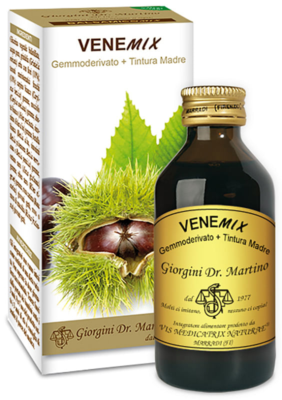 Venemix Gemmoderivato + Tintura Madre Senza Alcool 100 Ml