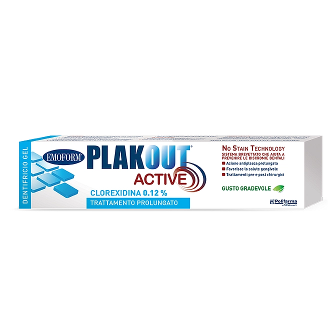 Emoform Plakout Active Dentifricio 0,12% 75 Ml