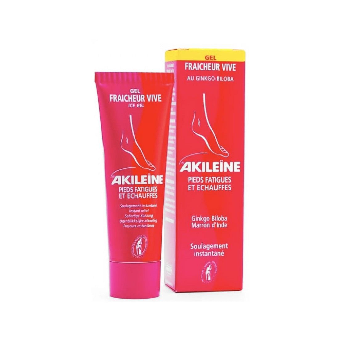 Akileine Rossa Gel Freschezza Viva Antifatica 50 Ml