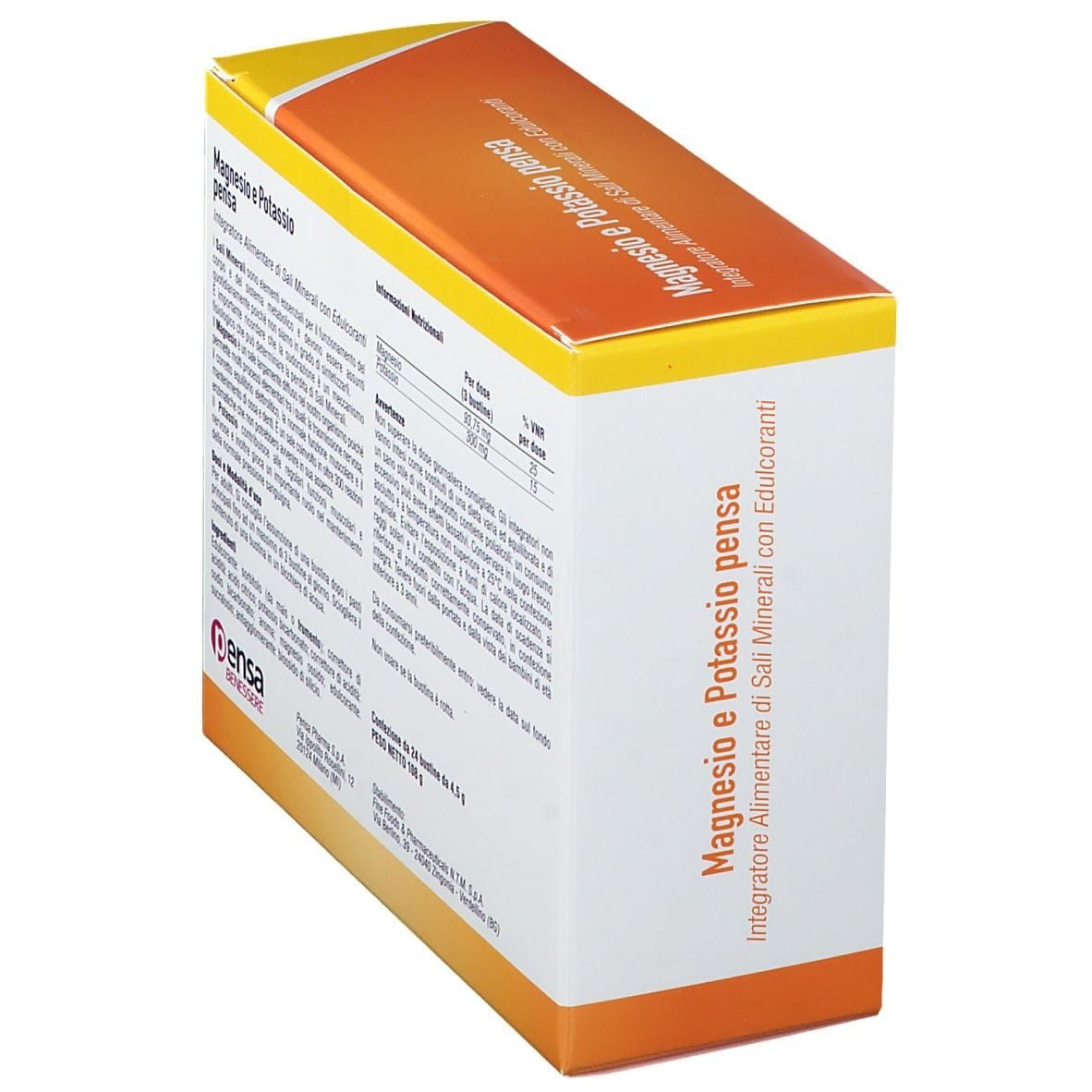 MAGNESIO E POTASSIO ARANCIA PENSA 24 BUSTINE EFFERVESCENTI