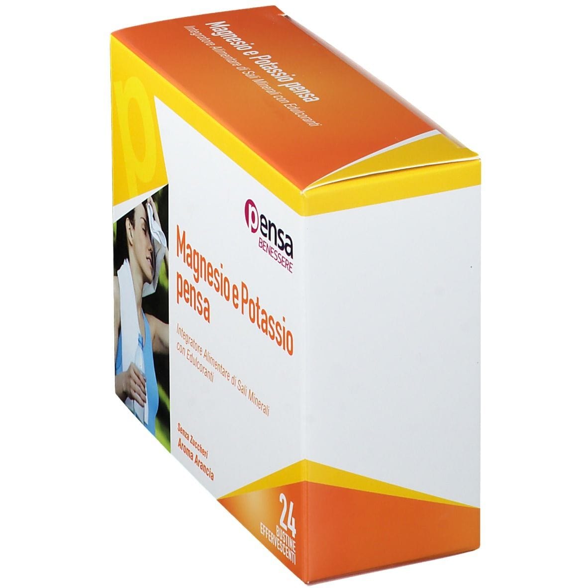 MAGNESIO E POTASSIO ARANCIA PENSA 24 BUSTINE EFFERVESCENTI
