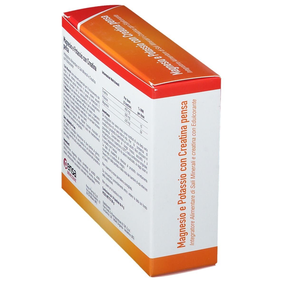 MAGNESIO E POTASSIO CON CREATINA ARANCIA PENSA 14 BUSTINE