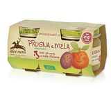 OMOGENEIZZATO PRUGNA E MELA BABY FOOD BIO 2 X 80 G