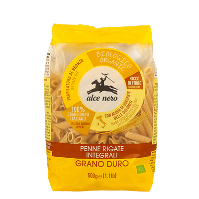 PENNE RIGATE INTEGRALI BIO 500 G