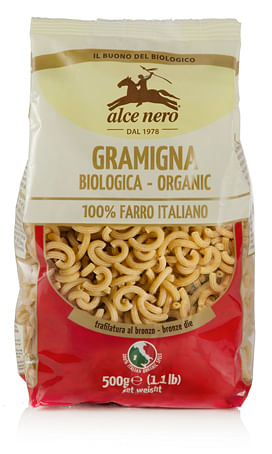 Gramigna 100% Sfarinato Di Farro Bio 500 G