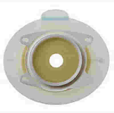 PLACCA PER UROSTOMIA COLOSTOMIA ILEOSTOMIA SENSURA MIO CLICK SISTEMA A DUE PEZZI FLANGIA 40 MM FORO RITAGLIABILE 25-35 MM 5 PEZZI