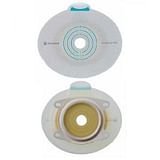 PLACCA PER UROSTOMIA COLOSTOMIA ILEOSTOMIA SENSURA MIO CLICK SISTEMA A DUE PEZZI FLANGIA 50 MM FORO RITAGLIABILE 30-45 M M 5 PEZZI