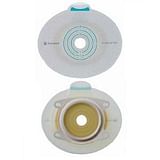 PLACCA PER UROSTOMIA COLOSTOMIA ILEOSTOMIA SENSURA MIO CLICK SISTEMA A DUE PEZZI FLANGIA 60 MM FORO RITAGLIABILE 40-55 MM 5 PEZZI