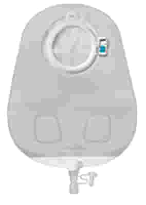 SACCA PER UROSTOMIA SENSURA MIO CLICK SISTEMA A DUE PEZZI MIDI OPACA FLANGIA 50 MM 30 PEZZI