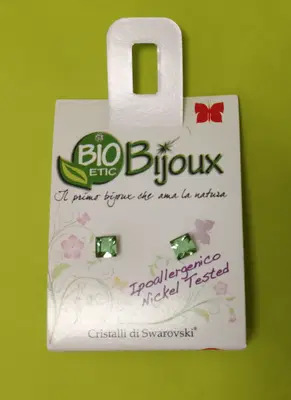 ORECCHINO CARRE' 4MM PERIDOT ORECCHINO CARRE' 4MM PERIDOT