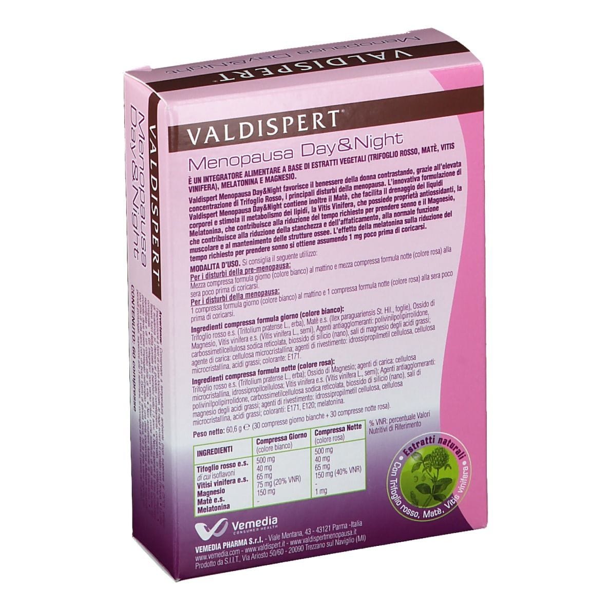 VALDISPERT MENOPAUSA DAY&NIGHT 30+30 COMPRESSE