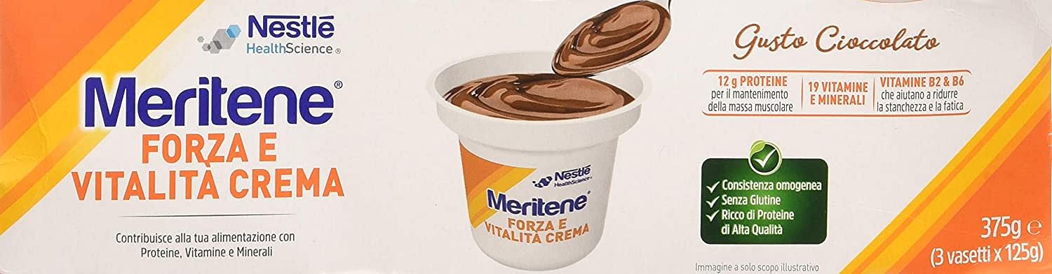 Meritene Crema Cioccolato 3 Vasetti X 125 G