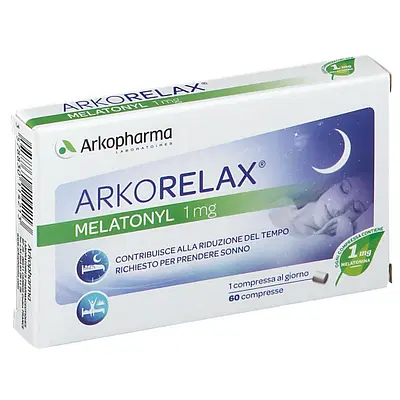 ARKORELAX MELATONYL 1MG 60 COMPRESSE ARKORELAX MELATONYL 1MG 60 COMPRESSE