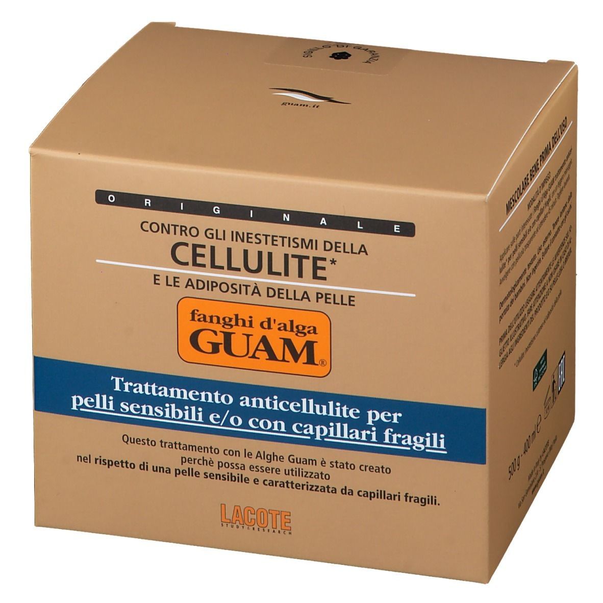 GUAM FANGHI D'ALGA PER PELLI SENSIBILI E/O CON CAPILLARI FRAGILI 500 G