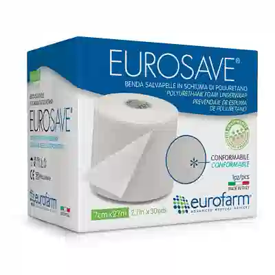 SCHIUMA PROTETTIVA IN POLIURETANO PER BENDAGGI EUROSAVE MT 27X7 1 PEZZO