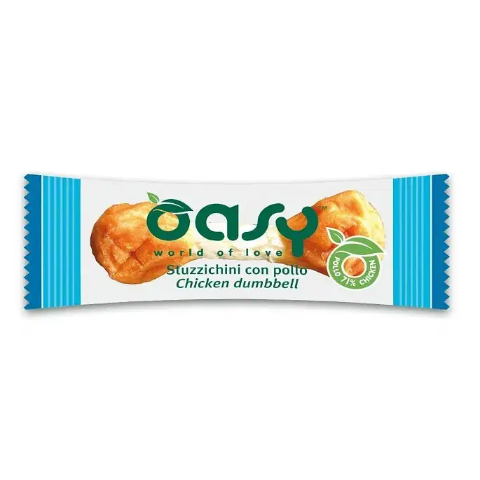 Oasy Snack Stuzzichini Con Pollo Monodose 10 G