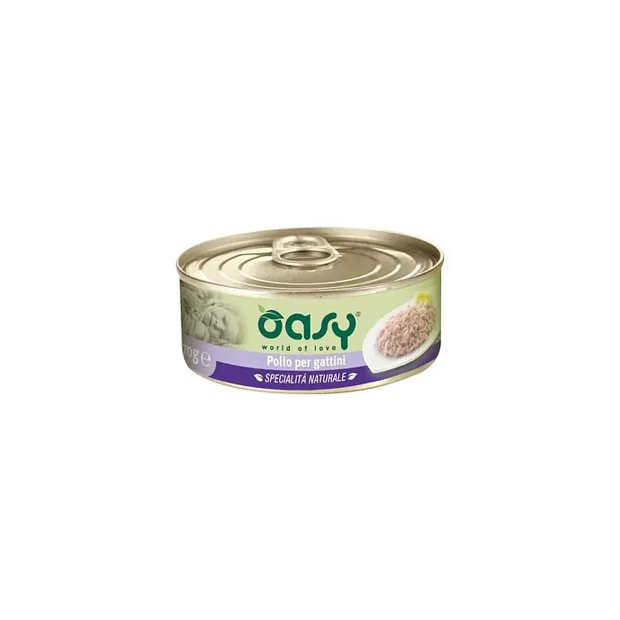 Oasy Wet Cat Pollo Per Gattini 70 G