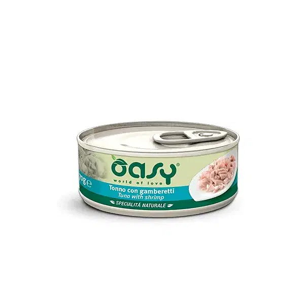 Oasy Wet Cat Tonno Con Gamberetti 70 G