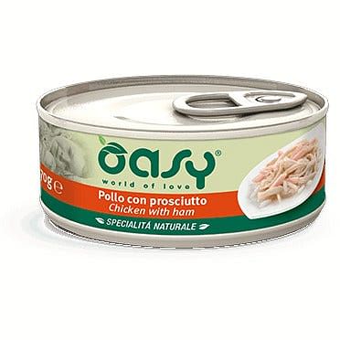 Oasy Wet Cat Pollo Con Prosciutto 150 G